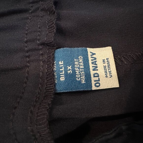 OLD NAVY WOMENS HIGH RISE BILLIE COMFORT WAIST BLUE PANTS NEW 3X - Picture 8 of 10